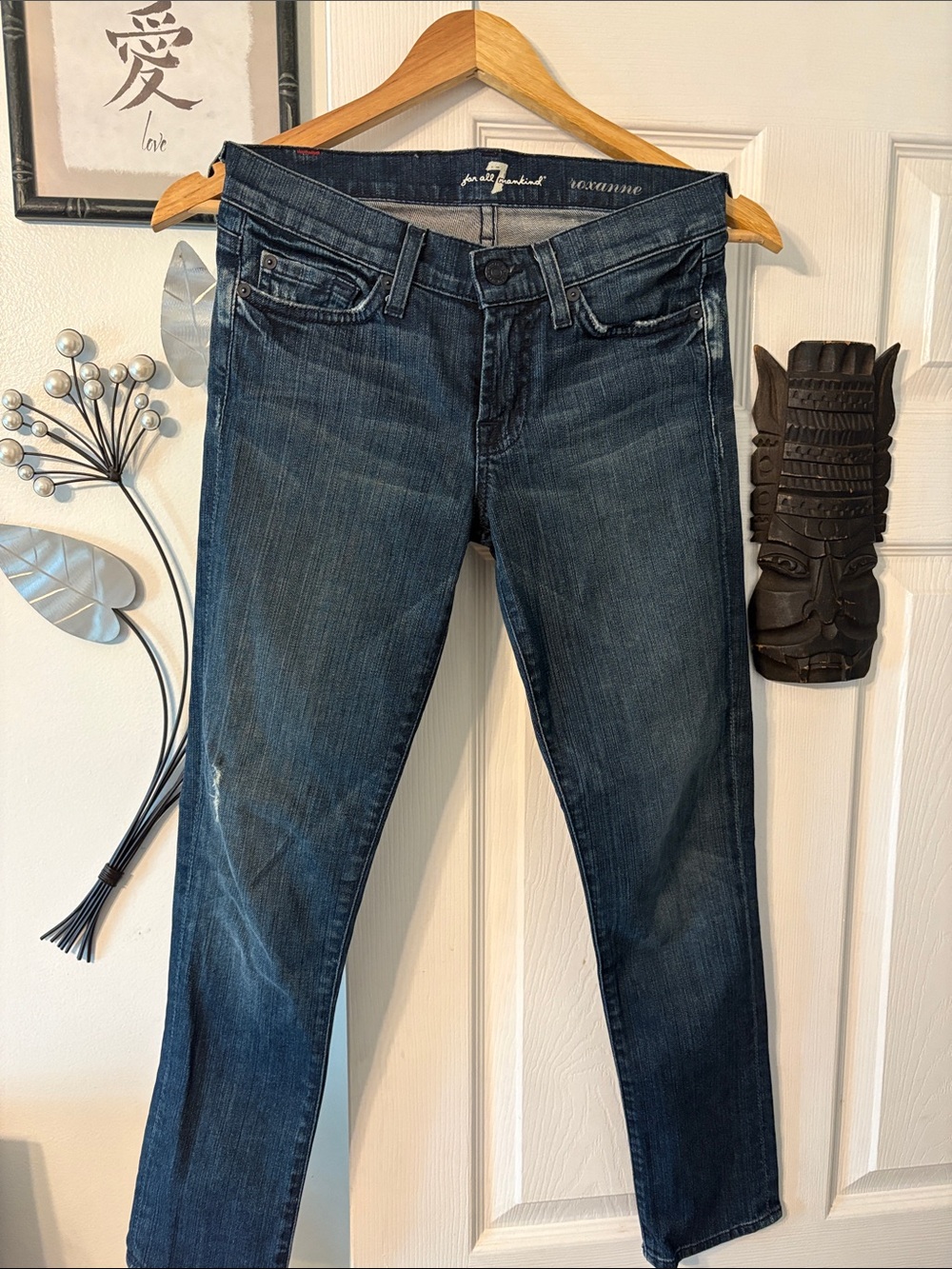 7 For All Mankind Skinny Jeans in Indigo Wash